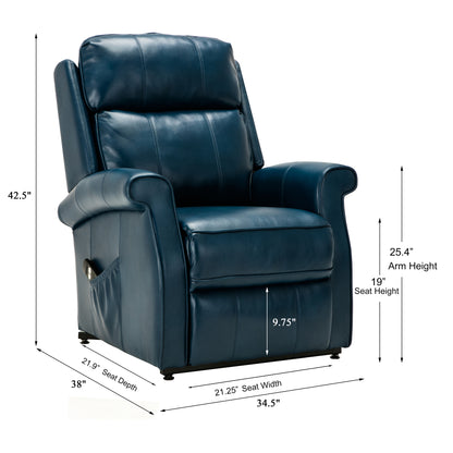 Landis Recliner Chair - Navy Blue