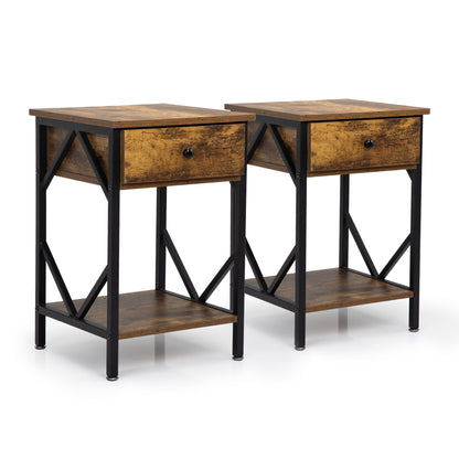 Jax Nightstand ( Set of 2) - Brown