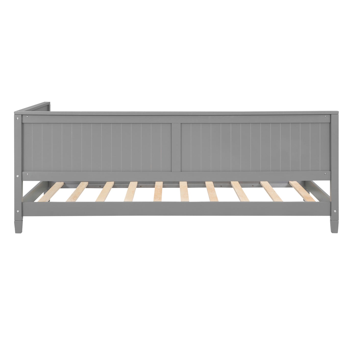 Lou Twin Size Wooden Daybed - Gray