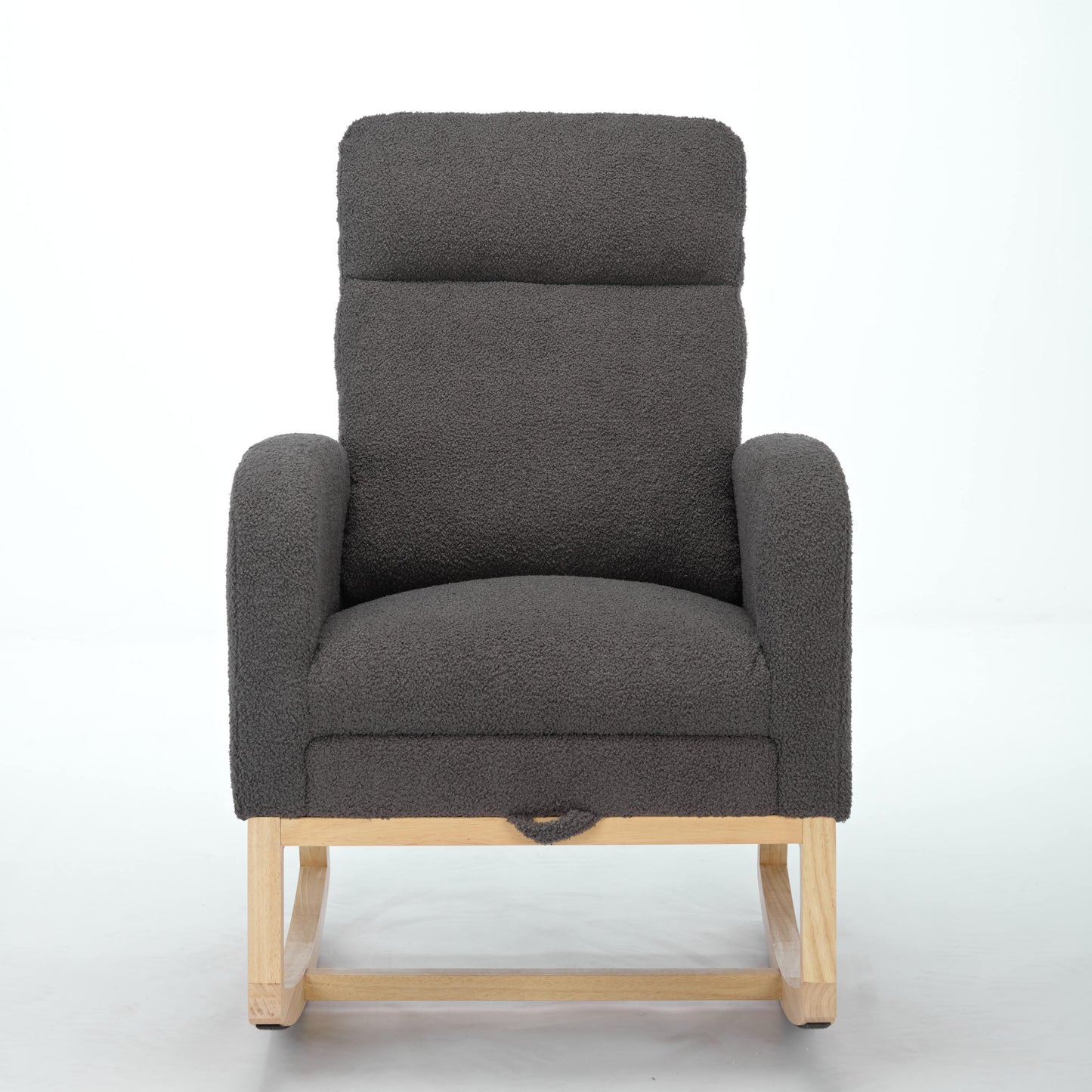 Parker Modern Accent Rocking Chair - Gray