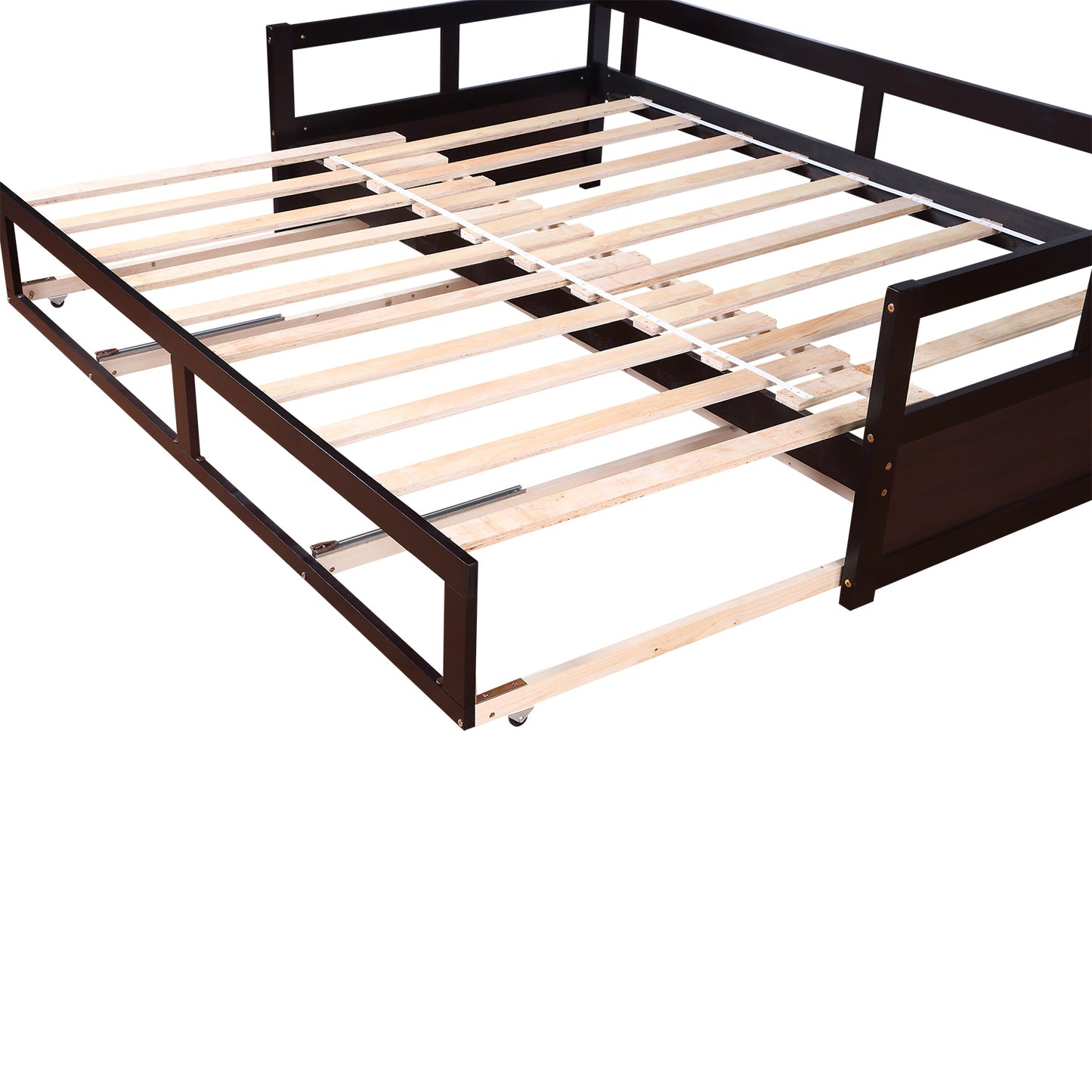 Urban Twin Size Wooden Daybed with 2 Drawers - Espresso