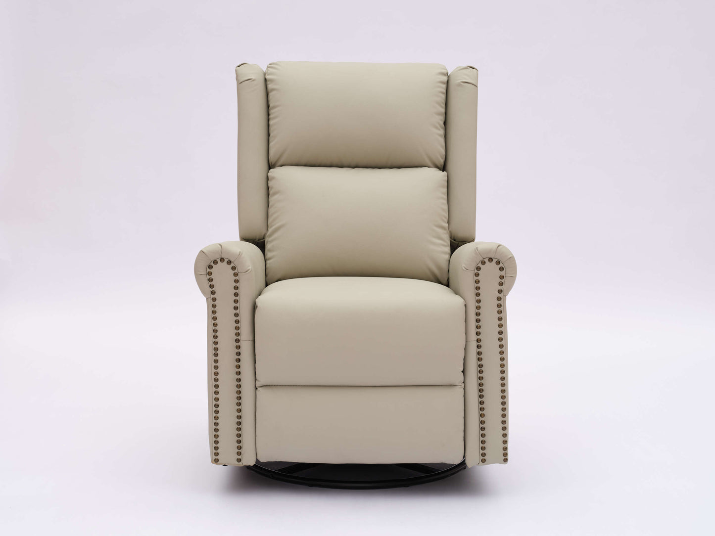 Daniela 360 Swivel Manual Recliner - Beige