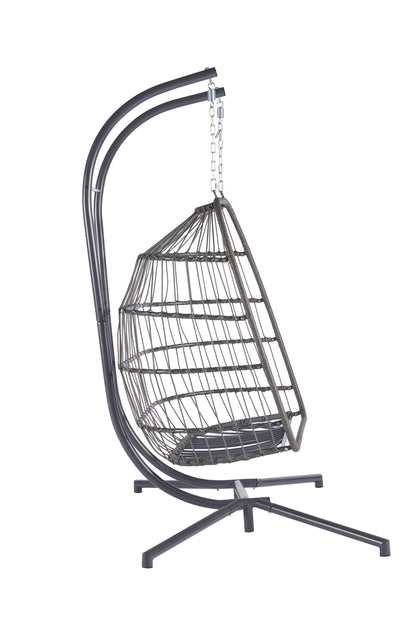 Thornton For 2 People Outdoor Rattan Hanging Chair - Light Gray