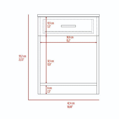 Eco Nightstand - Gray