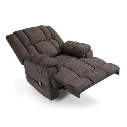 Anika Massage Recliner Chair - Brown