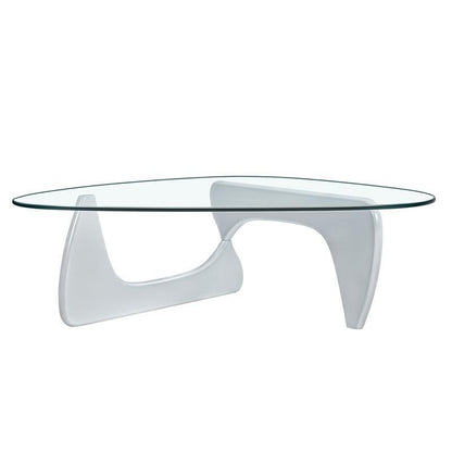 Modern Triangle coffee table - White