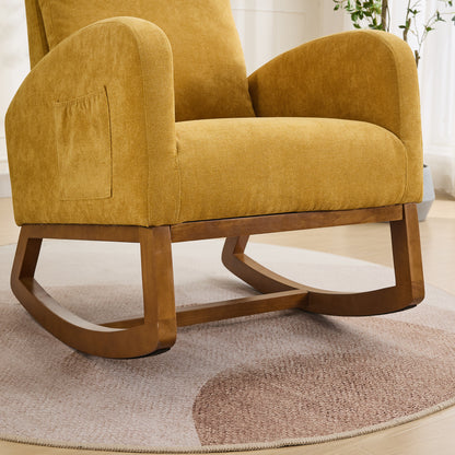 Lester Rocking Chair - Mustard