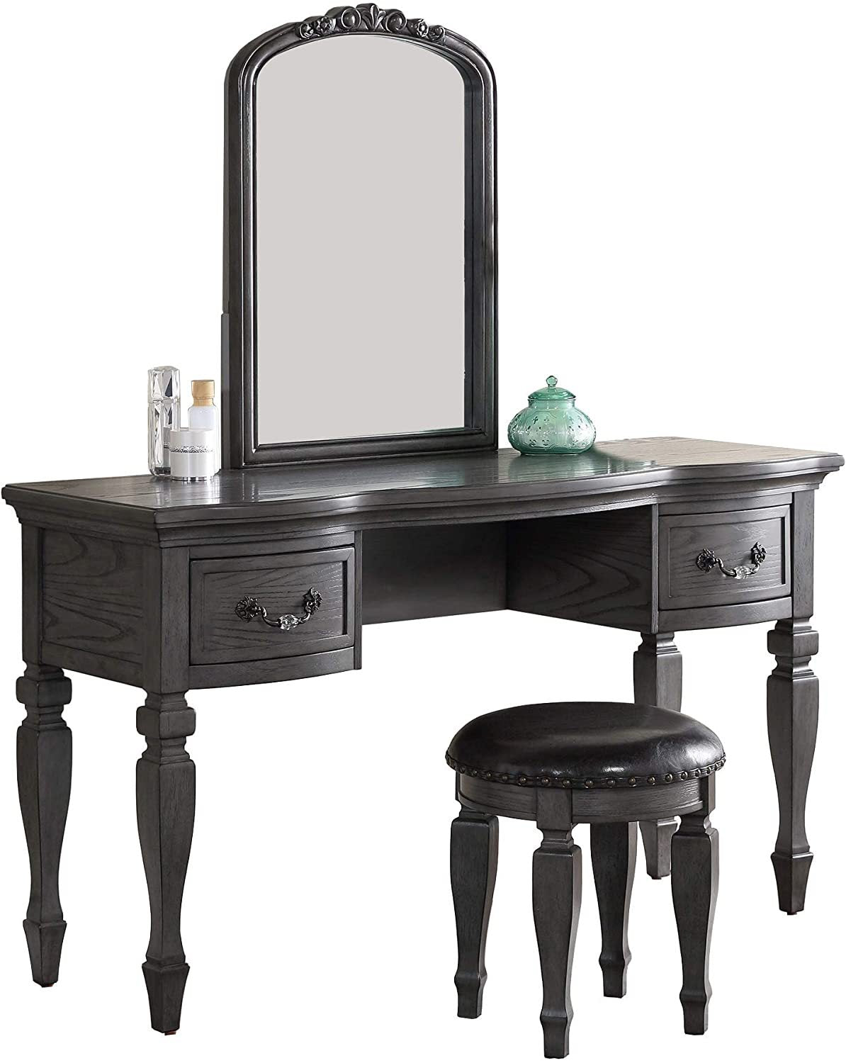 Morrison Wooden Carved Classic Vanity Set