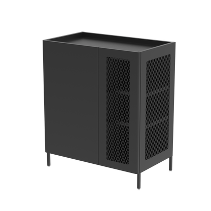 Lynn Metal Sideboard Cabinet - Black