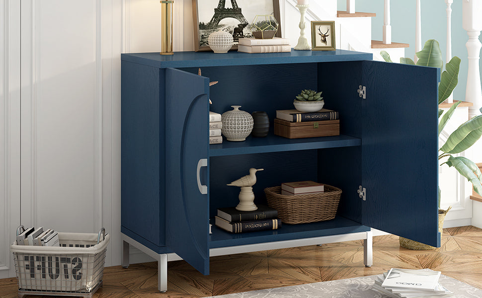 Gato Accent Storage Cabinet - Navy