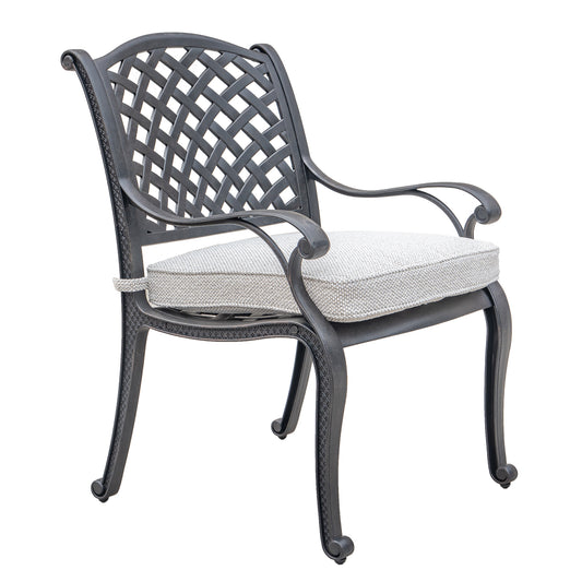 Zuni Outdoor Dining Chair with Cushion - Sandstorm