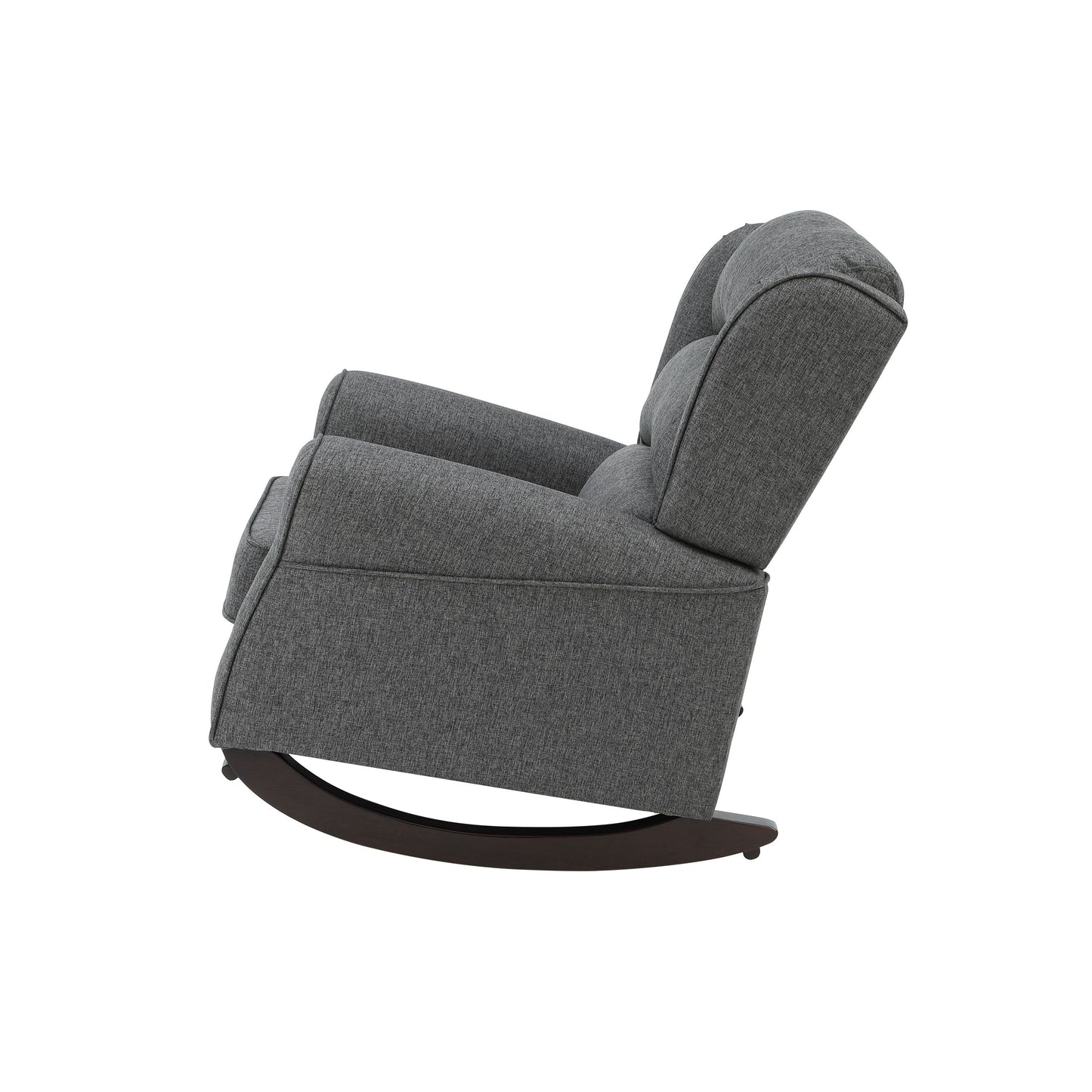 Fabien Fabric Rocking Chair - Gray