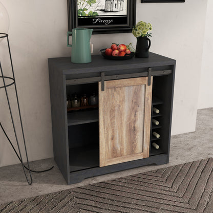 Esco Wine Cabinet - Black