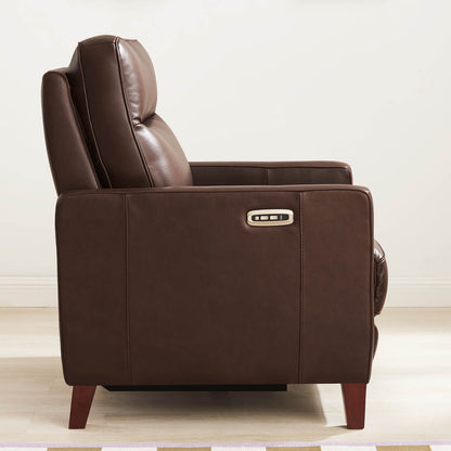 Ashby Power Headrest Zero Gravity Recliner - Chestnut