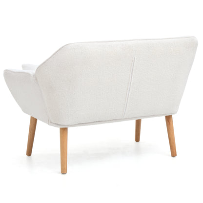 Puffins Comfy Loveseat - White