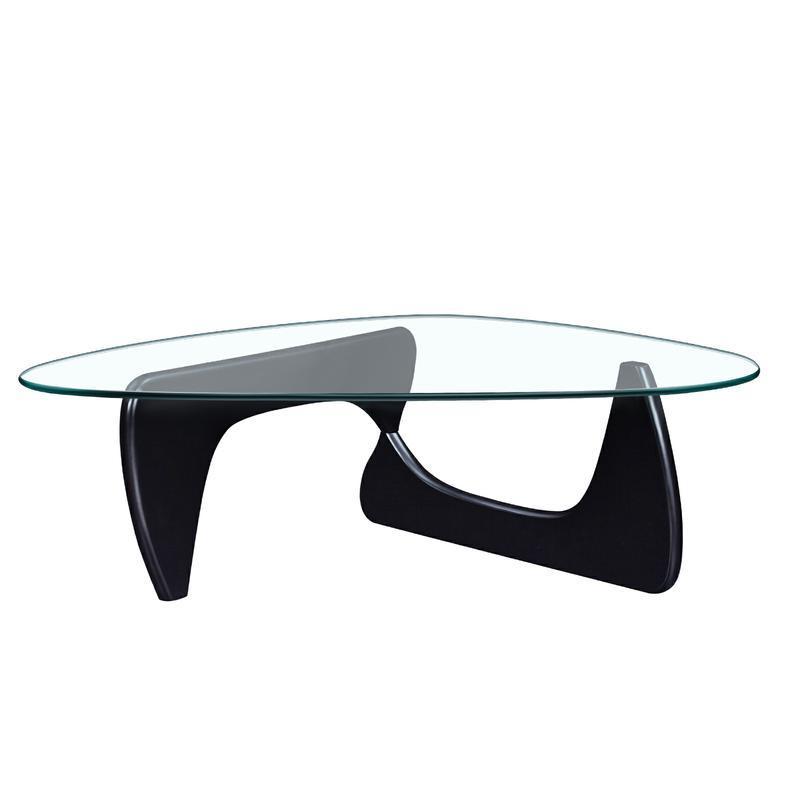 Modern Triangle coffee table - Black