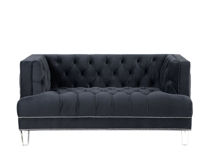 Ansario Velvet Loveseat