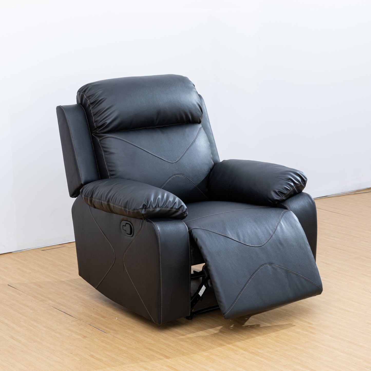 Watson Air Leather Reclining - Black