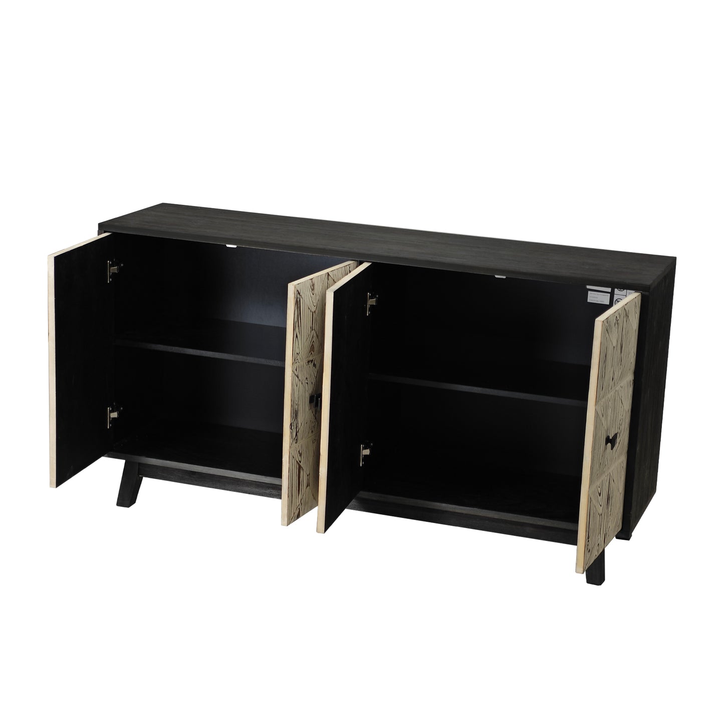 Rasco Sideboard Storage Cabinet - Black