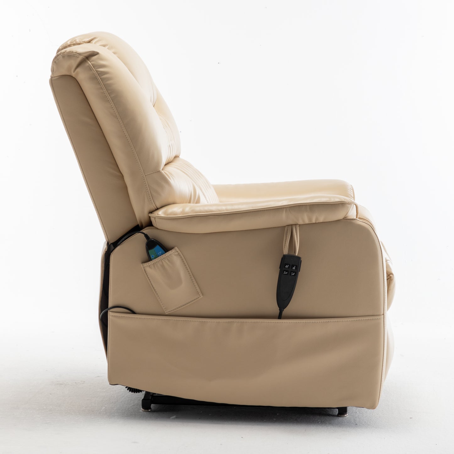 Eriga Power Lift Recliner Chair (180 degree lying flat) - Beige