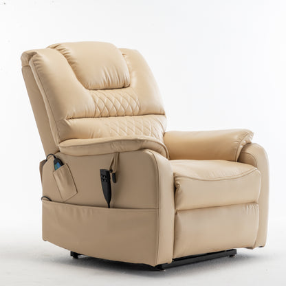 Eriga Power Lift Recliner Chair (180 degree lying flat) - Beige