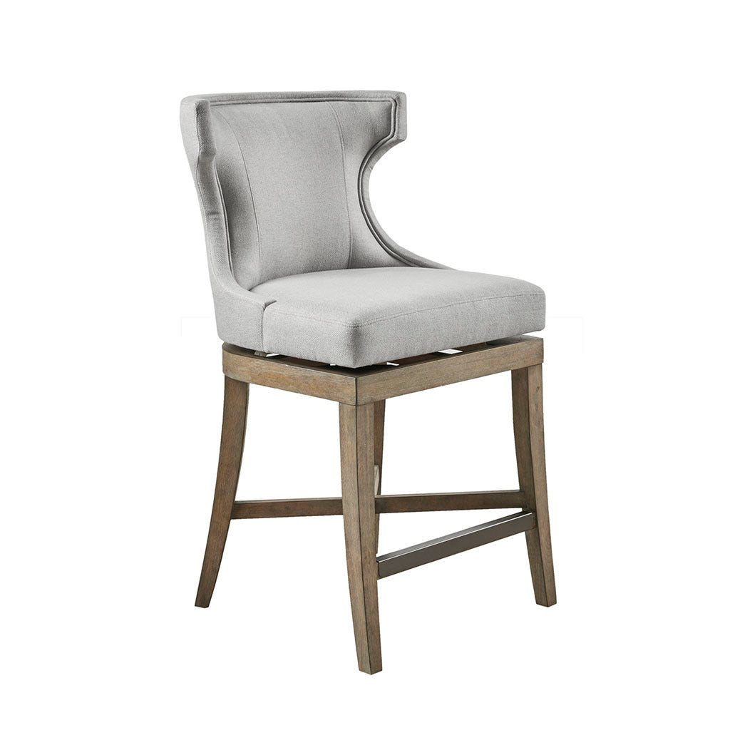 Carson Counter Stool with Swivel Seat - Gray