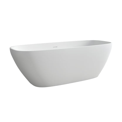 Laura 67"  Solid Surface Bathtub - White