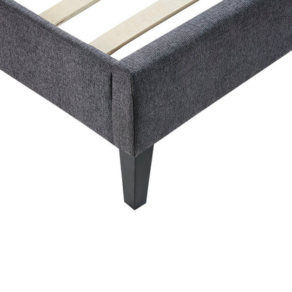 Rowen Queen Platform Bed - Charcoal