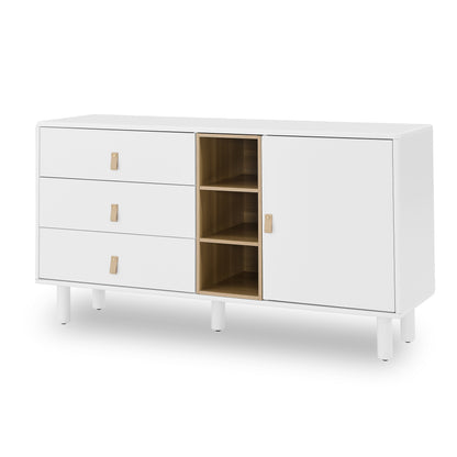 Haru Storage Wooden Cabinet - White