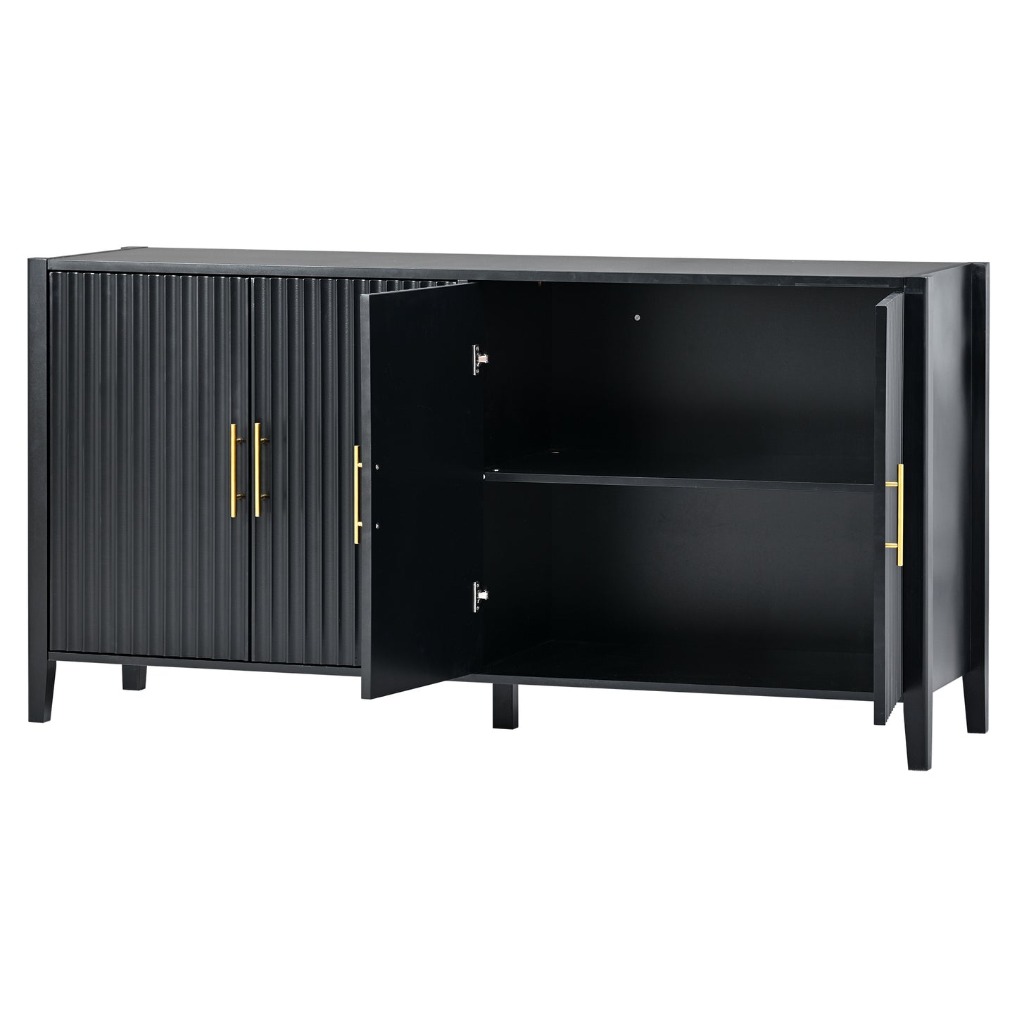 Kito Sideboard Accent Cabinet - Black