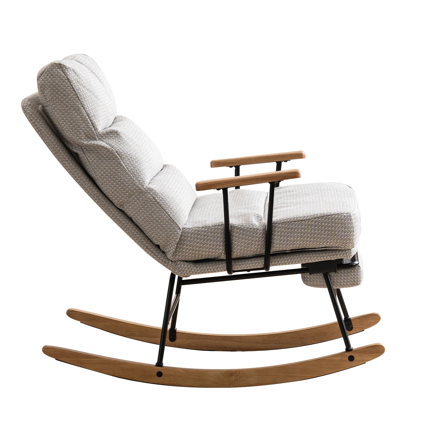 Cordova Gliding Rocking Chair - Light Gray