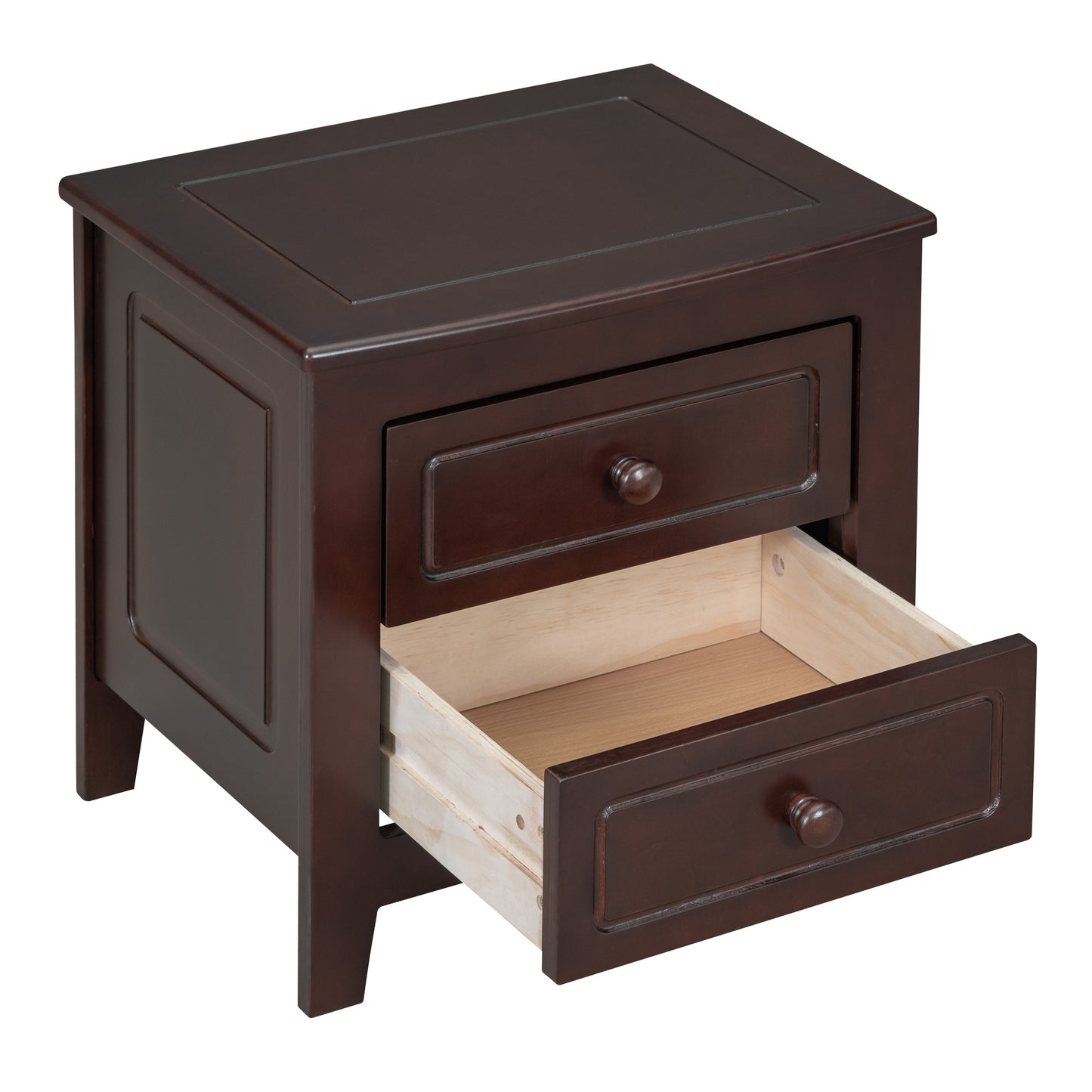 Gen Classic 2-Drawer Nightstand - Walnut