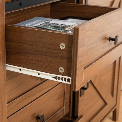 Otis Storage Cabinet - Brown