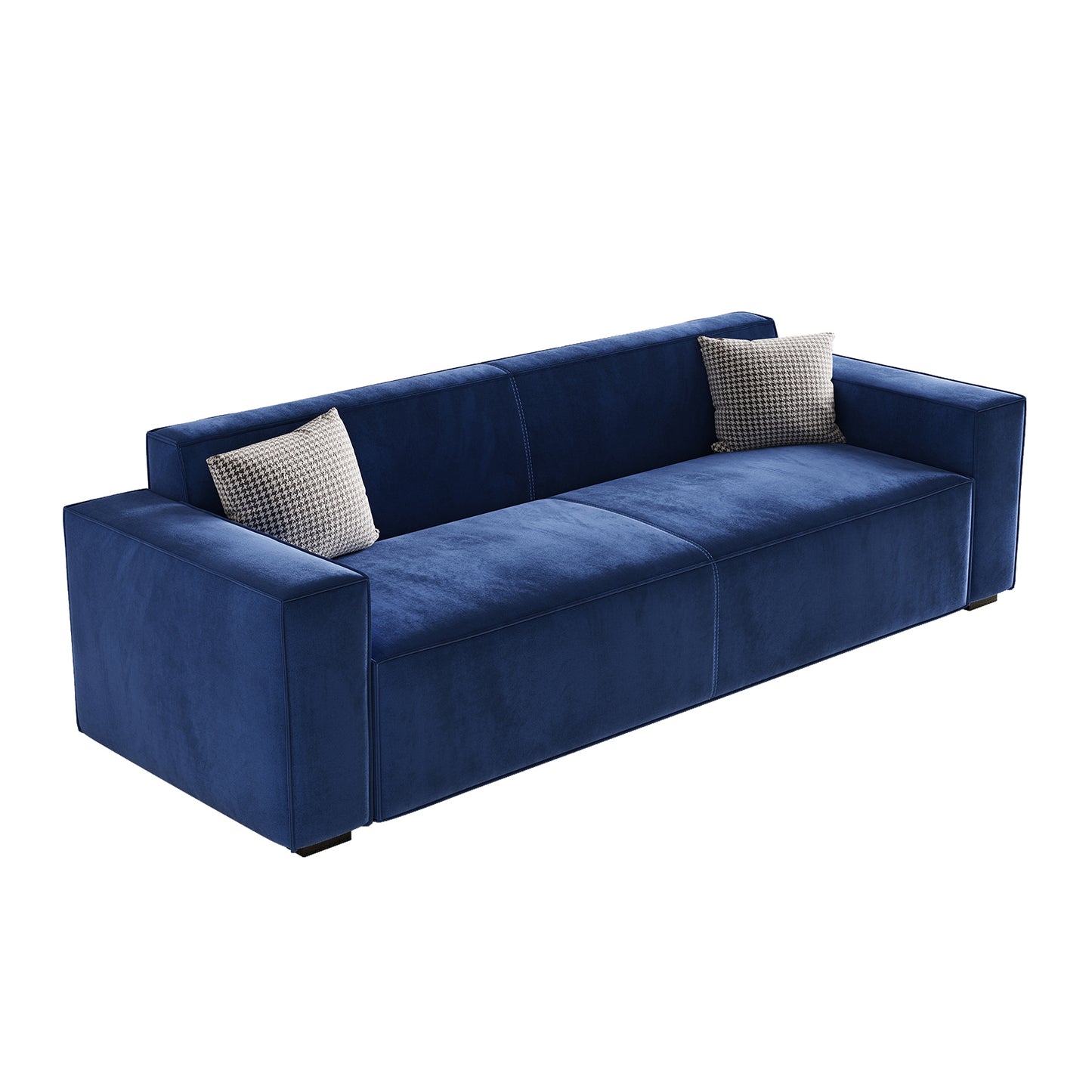 Valencia Wide Loveseat Sofas  - Navy Blue