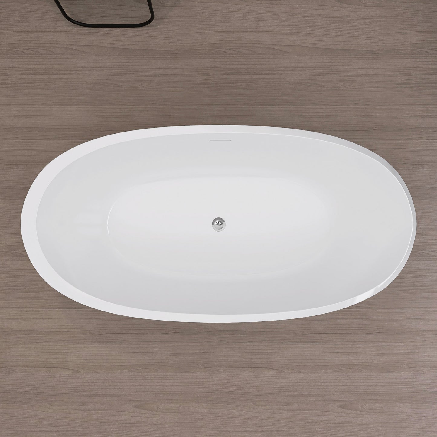 Mody 59" Acrylic Freestanding  Soaking Bathtub - Gloss White