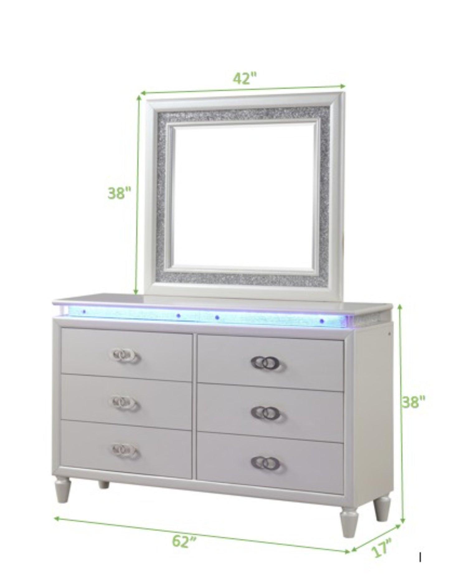 Passion Dresser Vanities - White