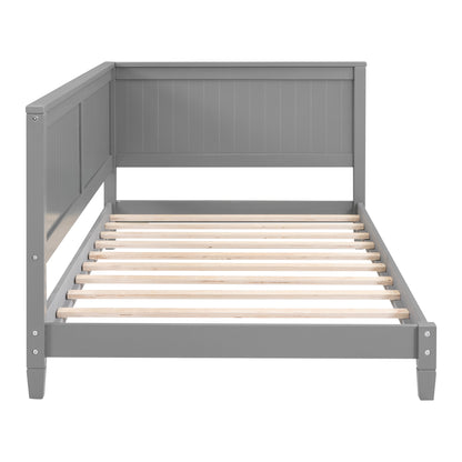 Lou Twin Size Wooden Daybed - Gray