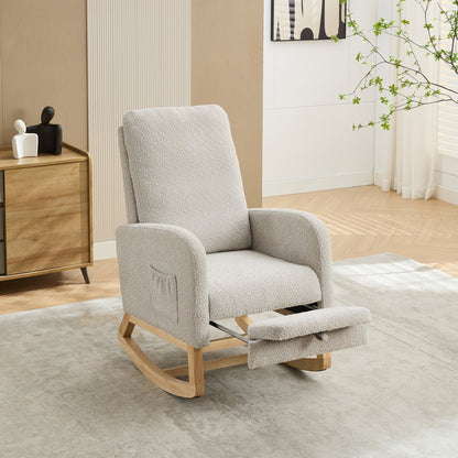 Lester One Rocking Chair - Light Gray