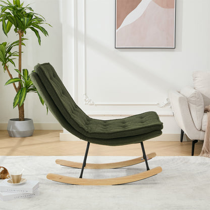 Lazy Rocking Chair - Dark Green