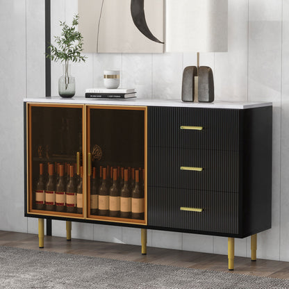 Finch Sideboard Buffet - Black