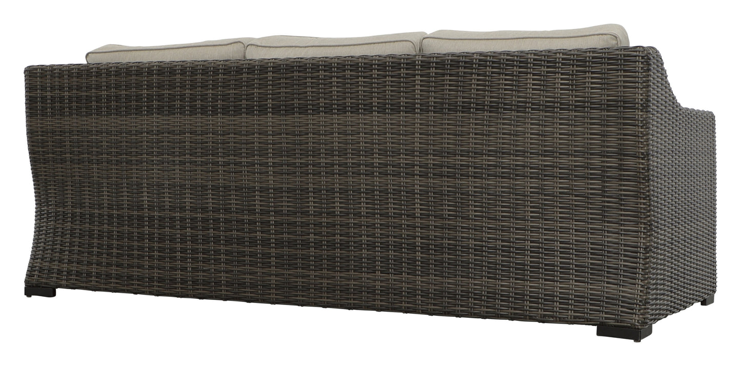 Monta Outdoor Patio Sofa - Light Brown