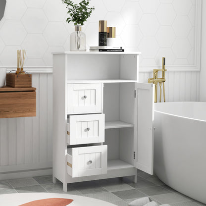 Shera Bathroom Storage Cabinet - White