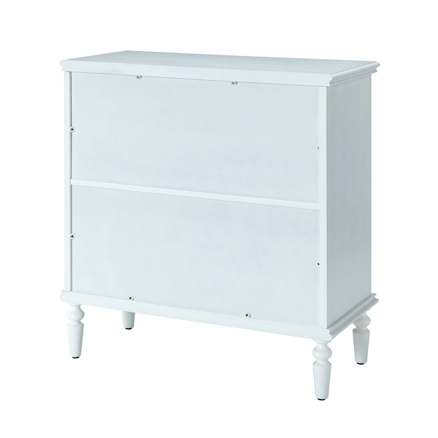 Melampous 2-Door Accent Cabinet - White