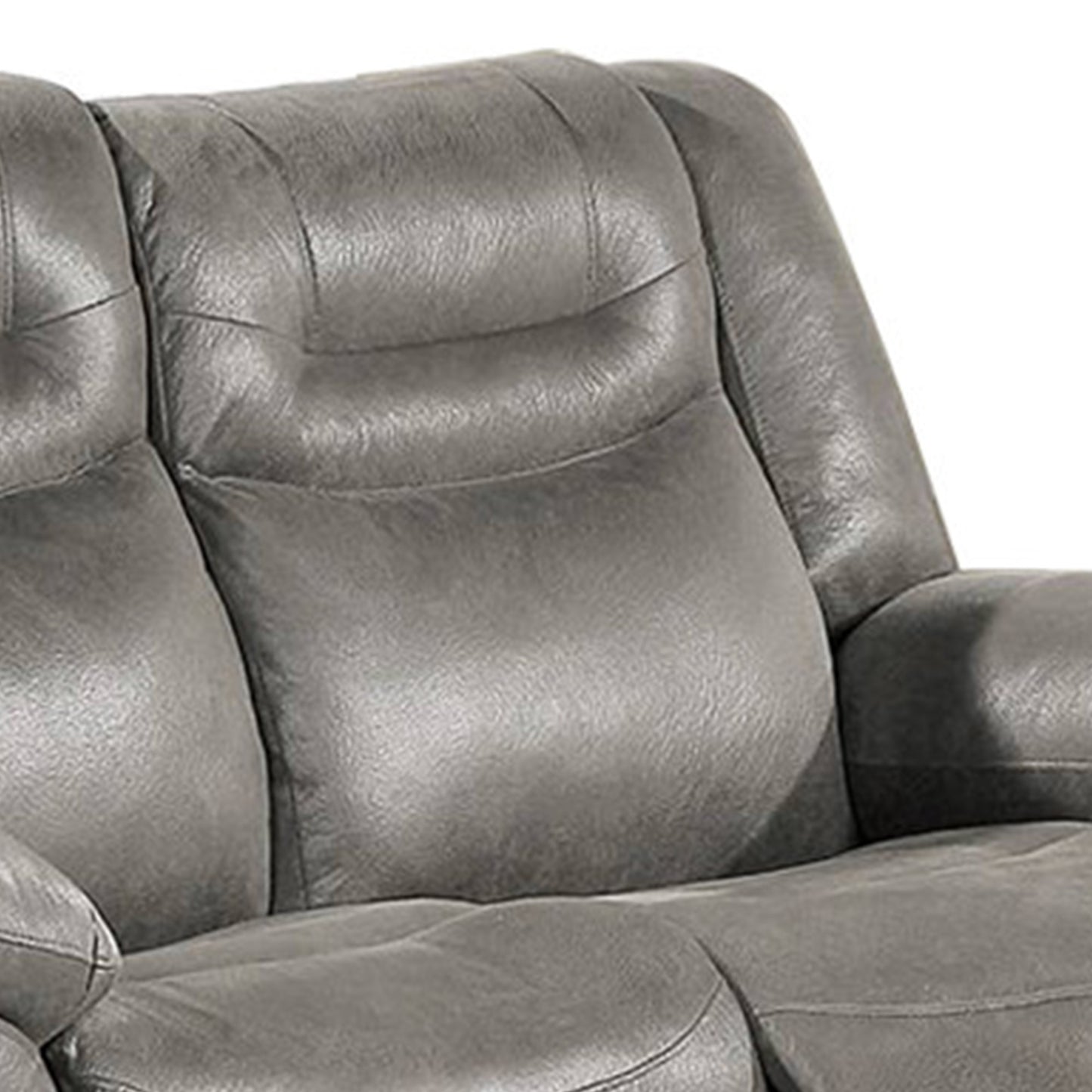 Betty Power Reclining Loveseat - Gray