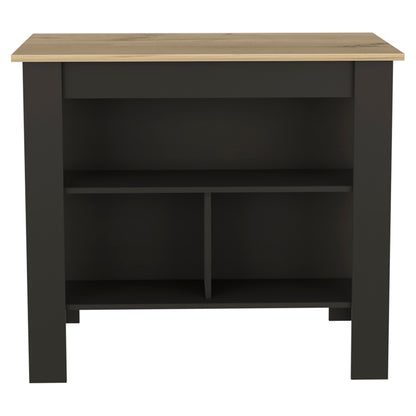 Rockaway Kitchen Island - Black