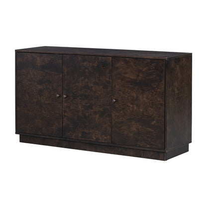 Lesia Pattern Storage Cabinet - Brown