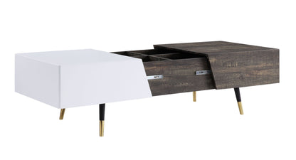 Orion Rustic Coffee Table - White