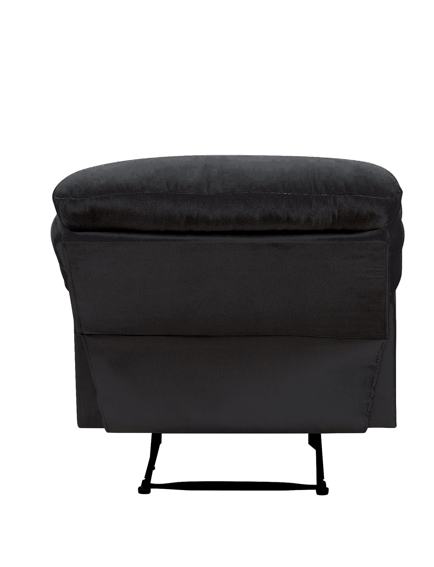 Luciana Recliner with Pillow Top Arm - Black