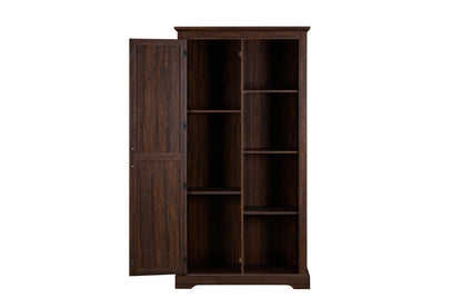 Brock II Tall Storage Cabinet - Espresso