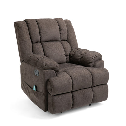 Anika Massage Recliner Chair - Brown